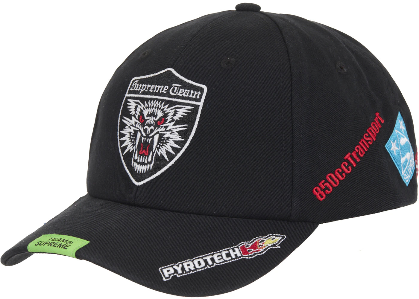 Supreme Racing Team 6-Panel-Black