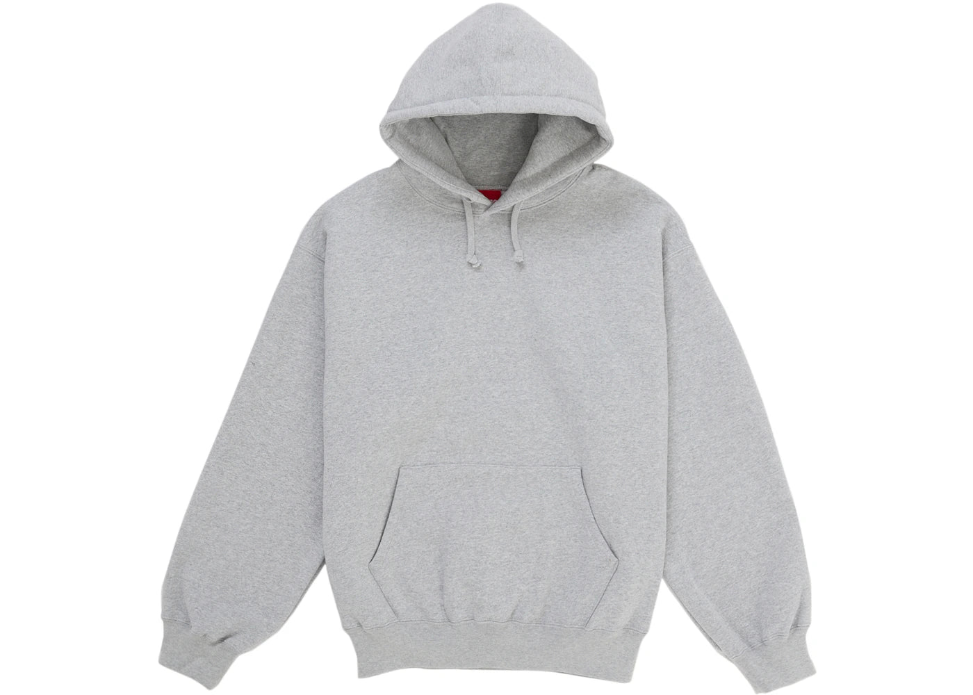 Supreme Satin Applique Hooded Sweatshirt  Heather Grey