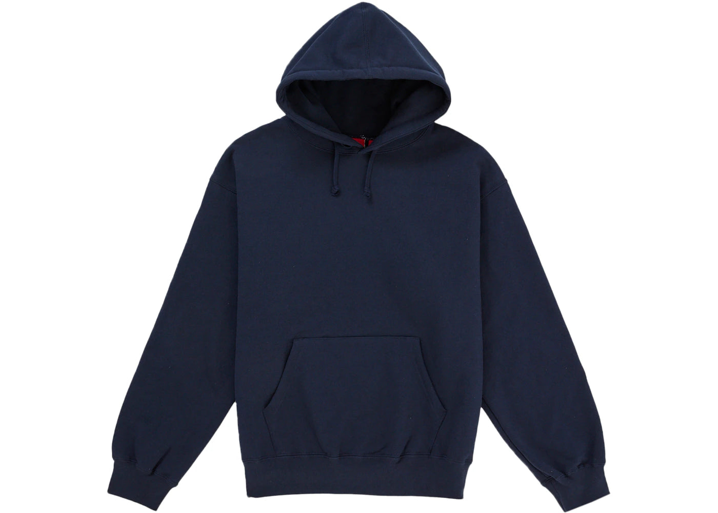 Supreme Satin Applique Hooded Sweatshirt  Washed Navy