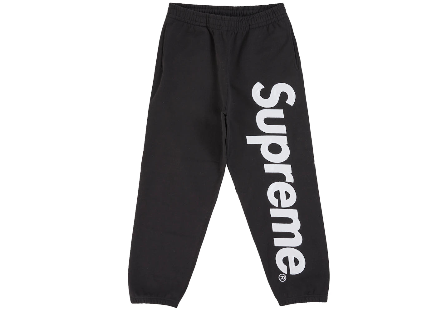 Supreme Satin Applique Sweatpant  Black