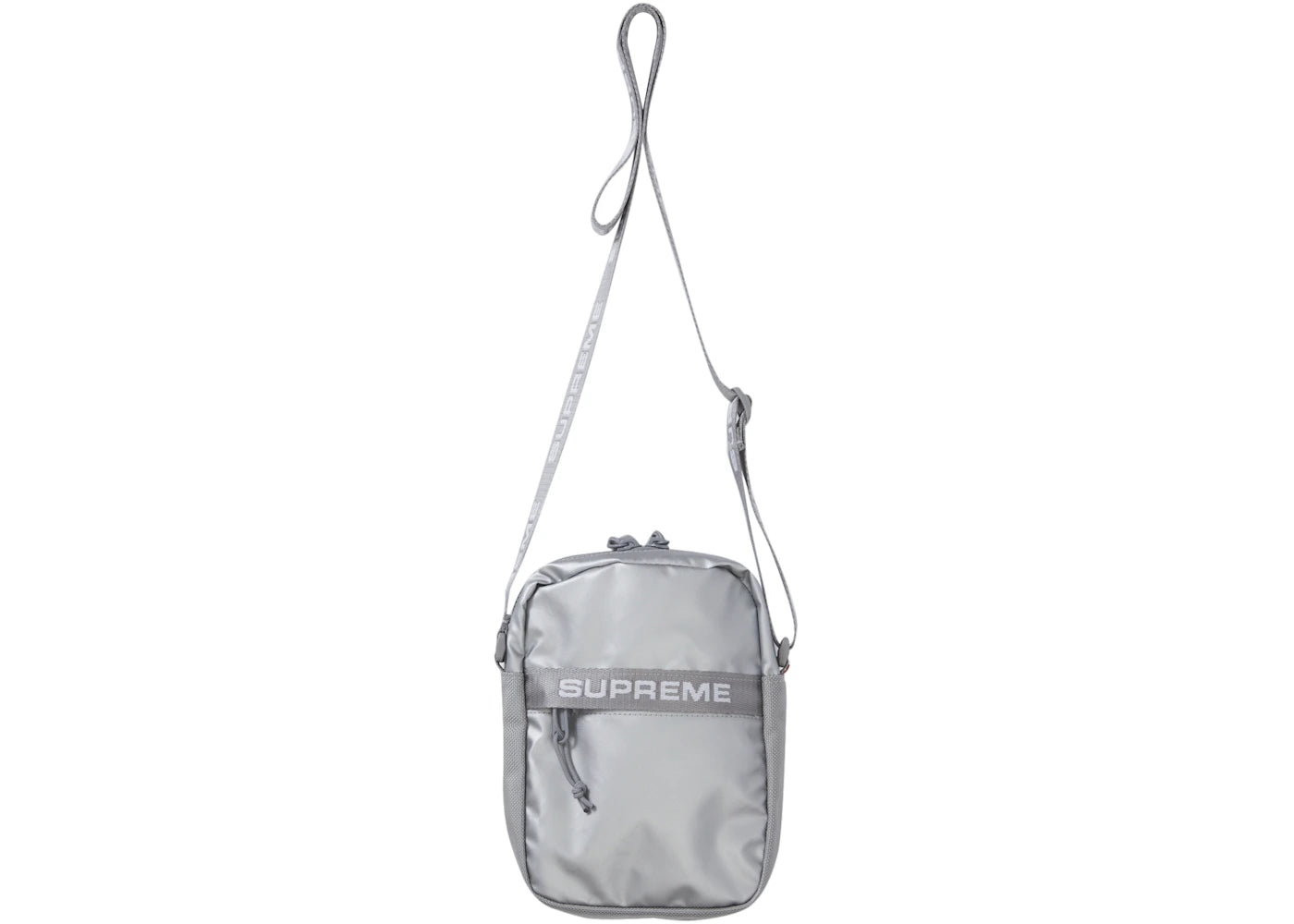 Supreme Shoulder Bag (FW22)-Silver