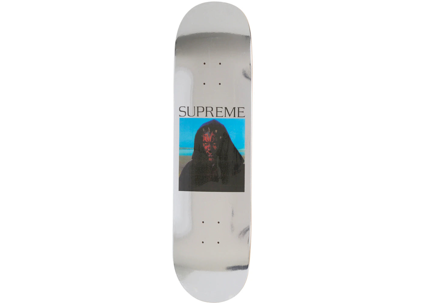 Supreme Sith Skateboard Deck Silver - main view