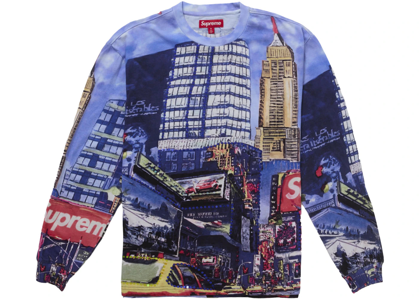 Supreme Skyline Sequin L/S Top-Day