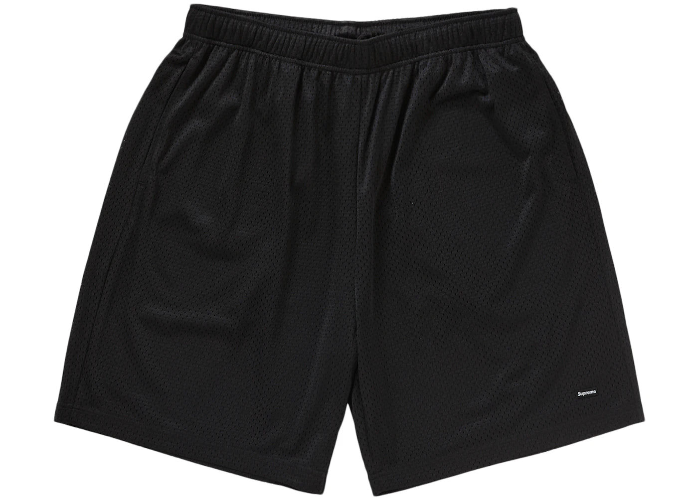Short Supreme Small Box Baggy en maille (SS24) - Noir