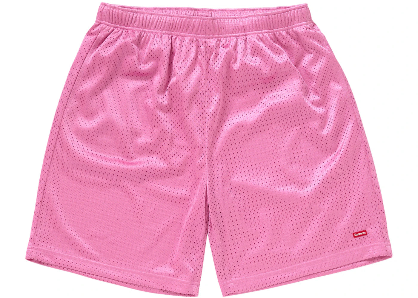 Short Supreme Small Box Baggy en maille (SS24) - Rose