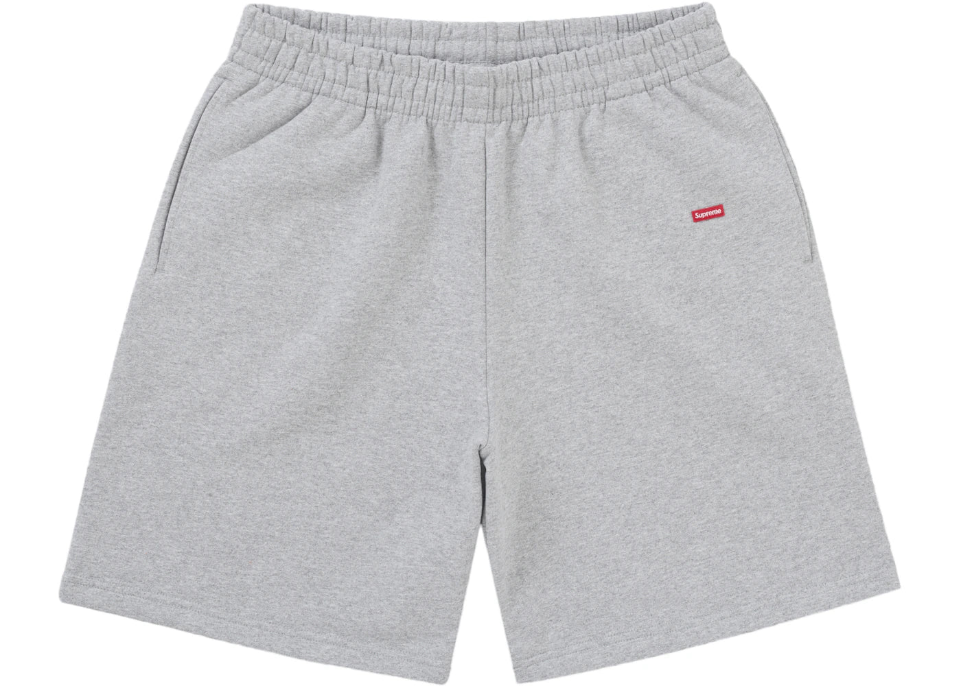 Supreme Small Box Sweatshort (SS25)-Heather Grey