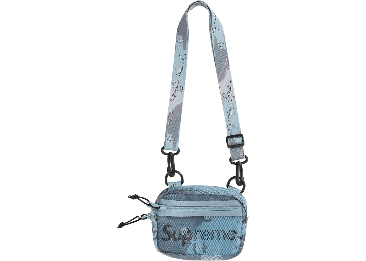 Supreme Small Shoulder Bag (SS20)-Blue Chocolate Chip Camo