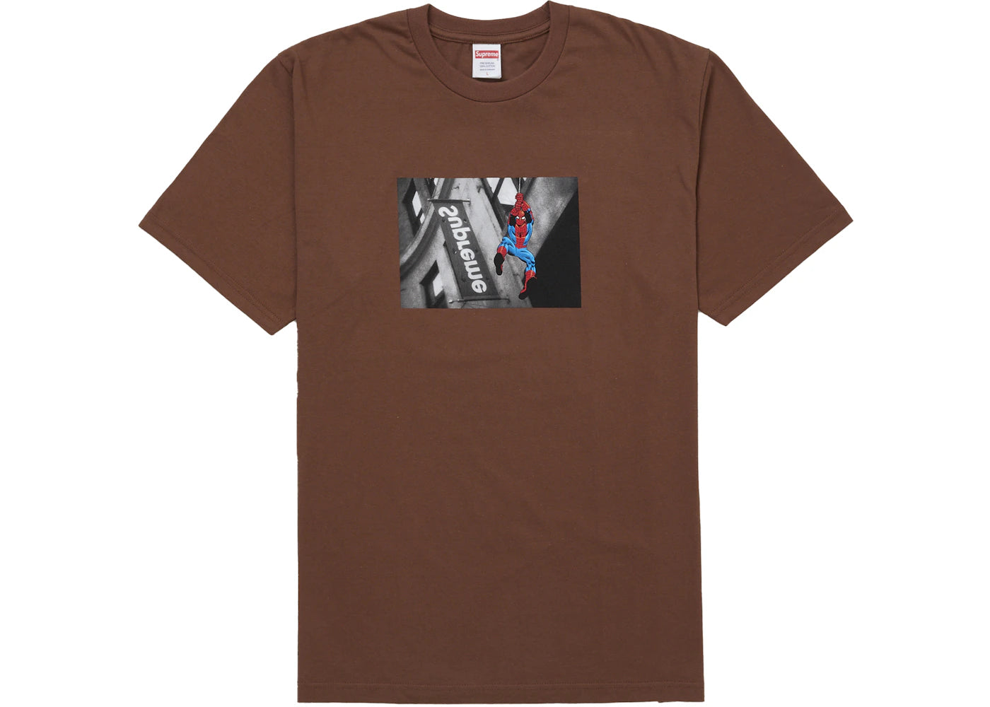 Supreme Spider-Man Tee Brown