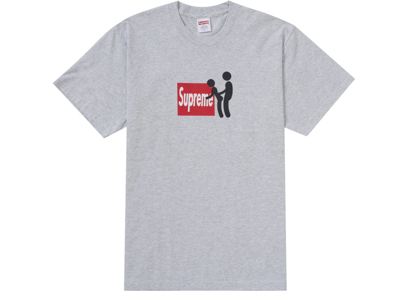 Supreme Stick Tee-Ash Grey