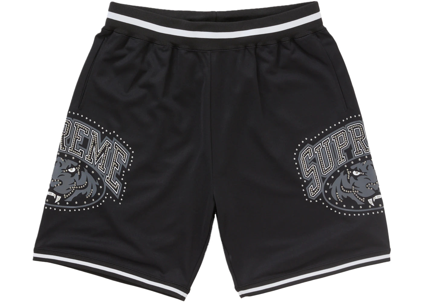 Supreme Studded Basketball Short Black
