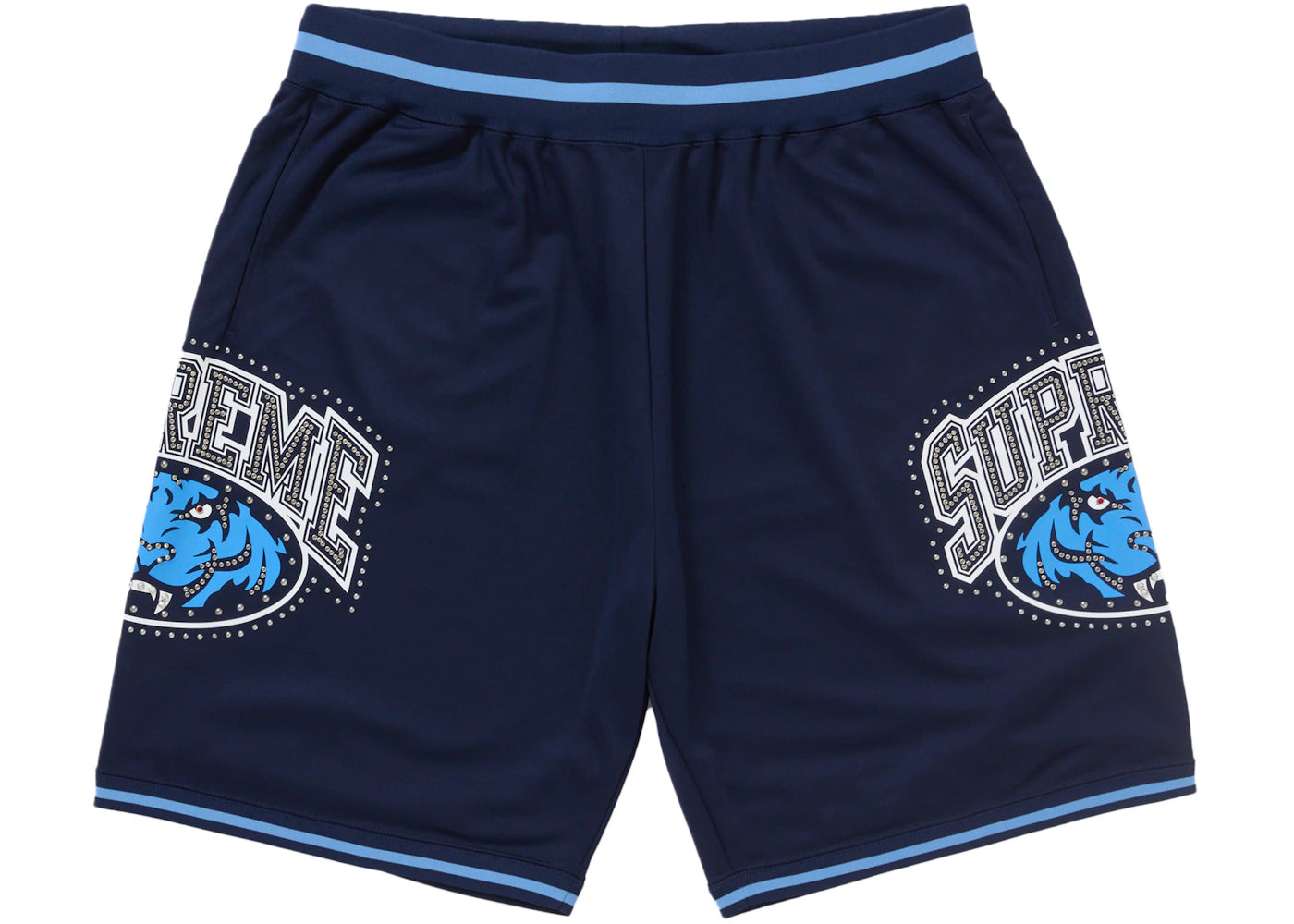 Supreme Studded Basketball Short Navy