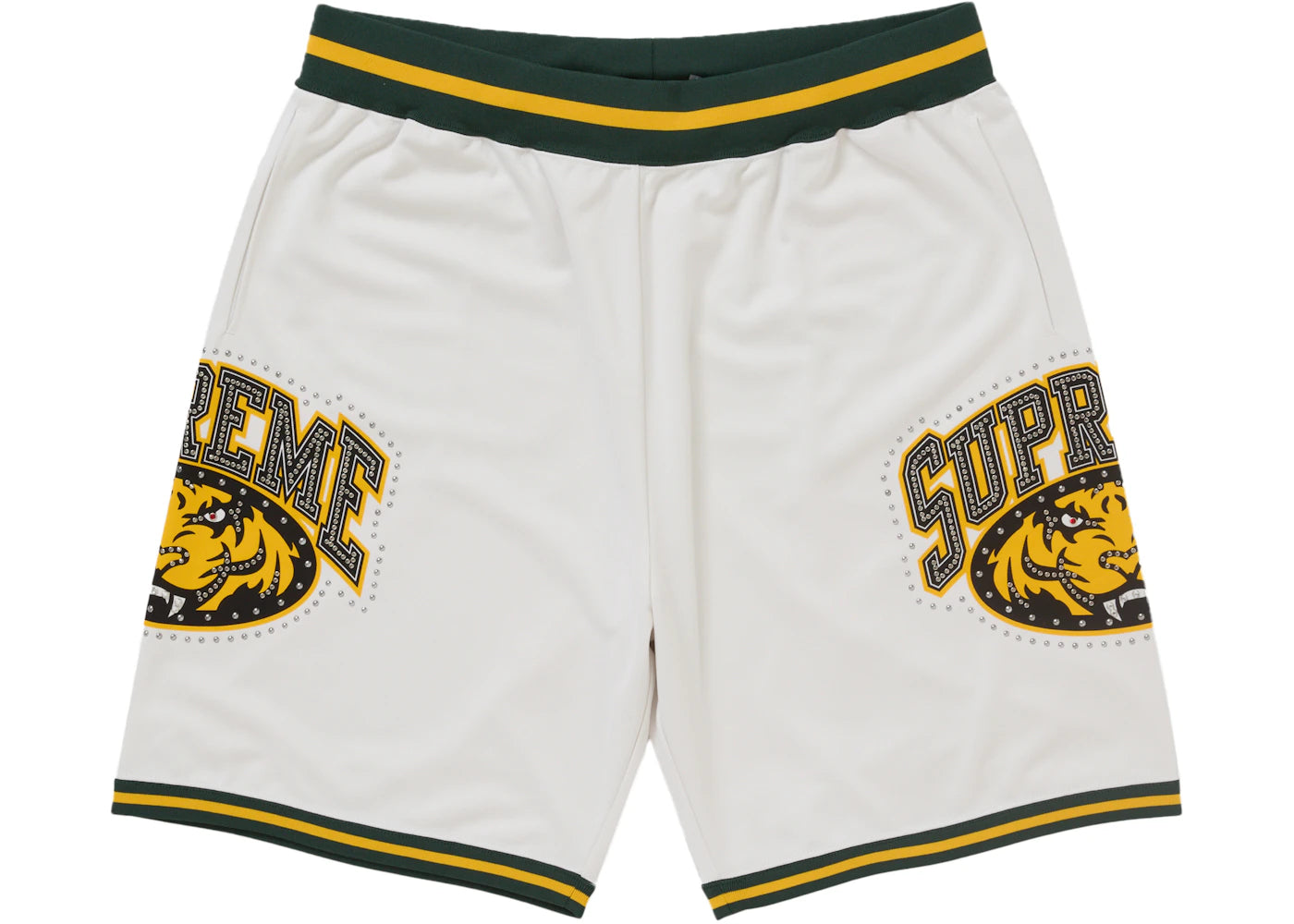 Supreme Studded Basketball Short White