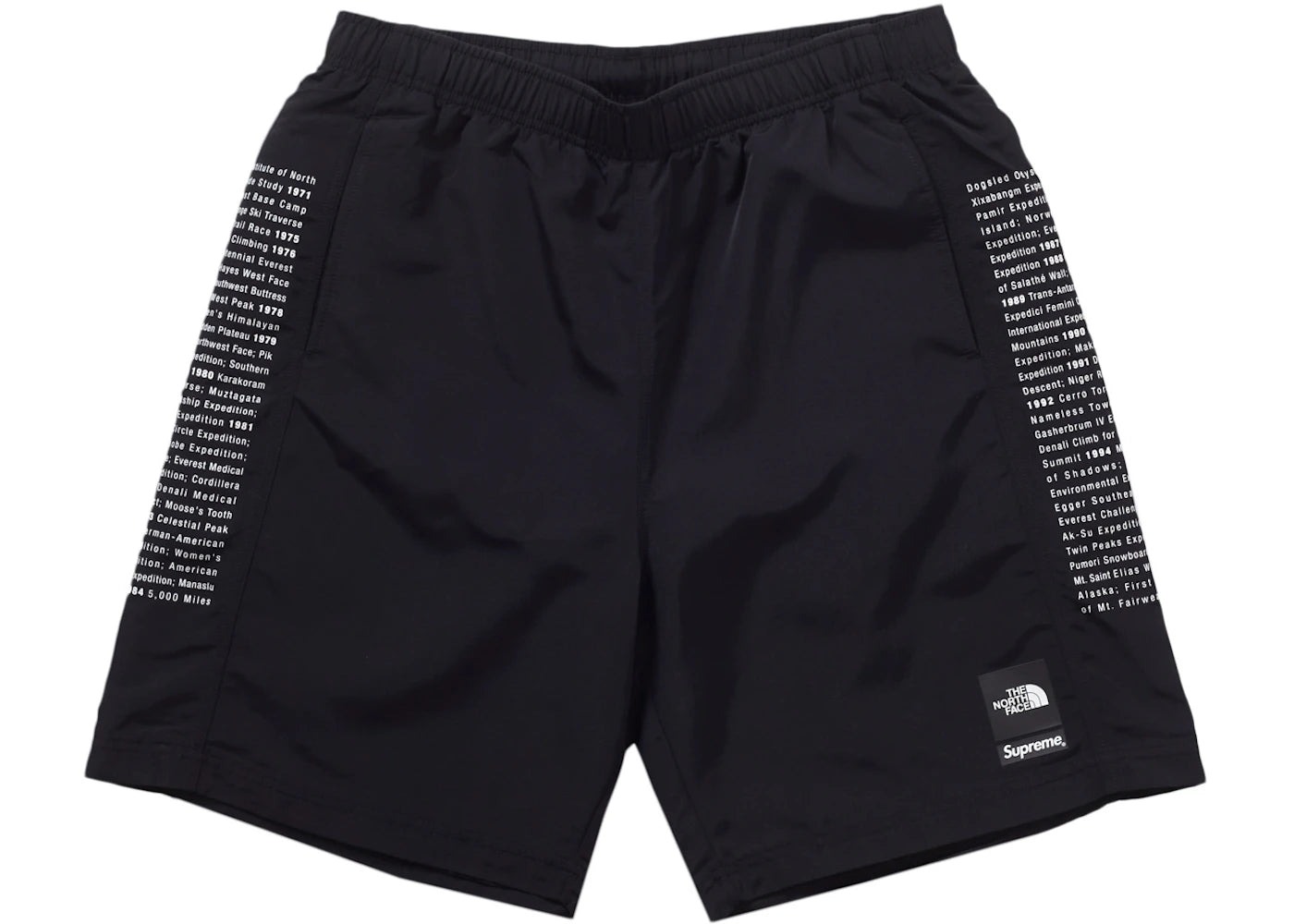 Short en nylon noir Supreme The North Face