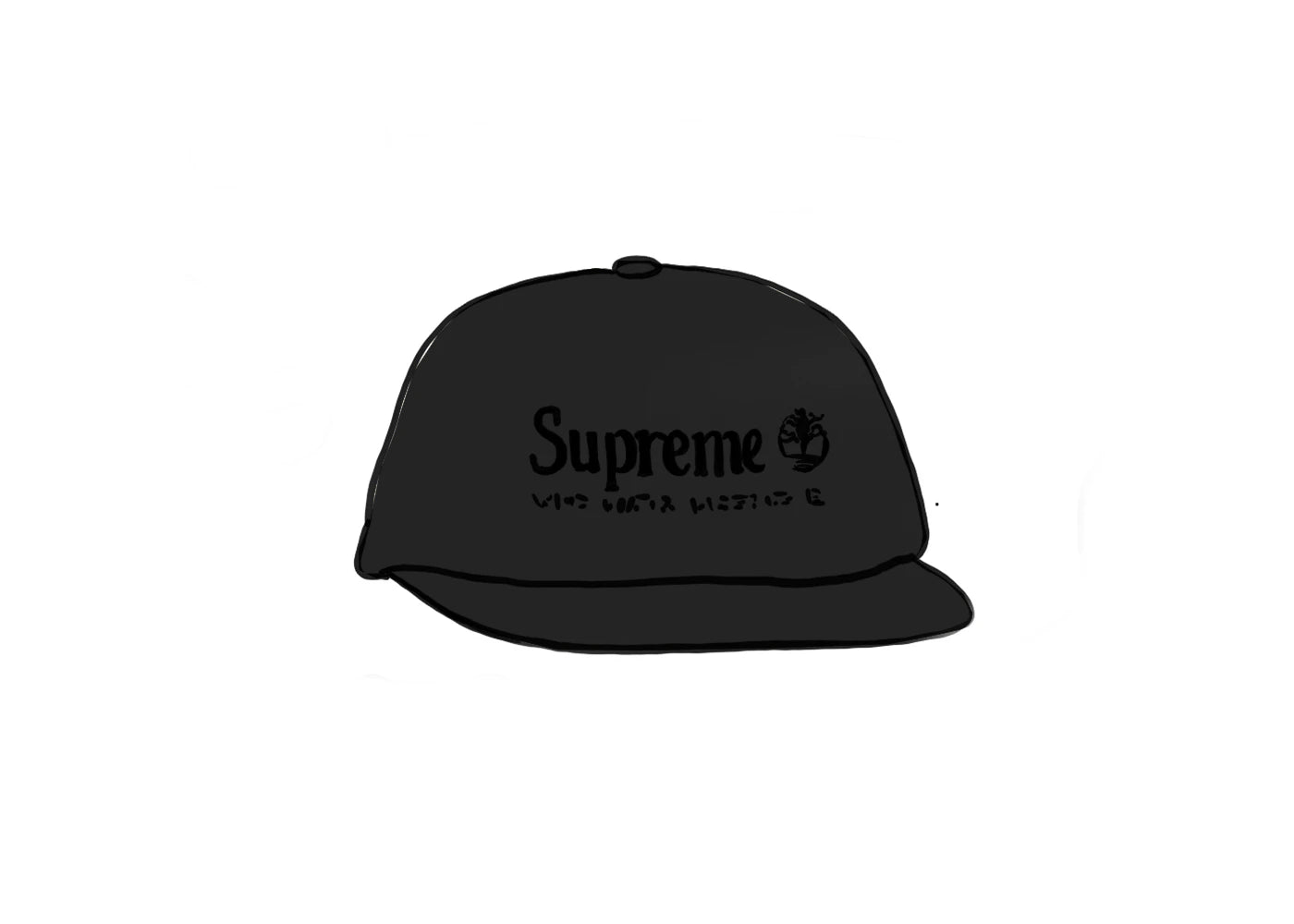 Supreme Timberland 6-Panel Black