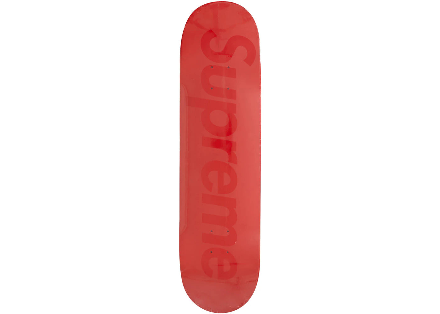 Supreme Tonal Box Logo Skateboard Deck Red - main view