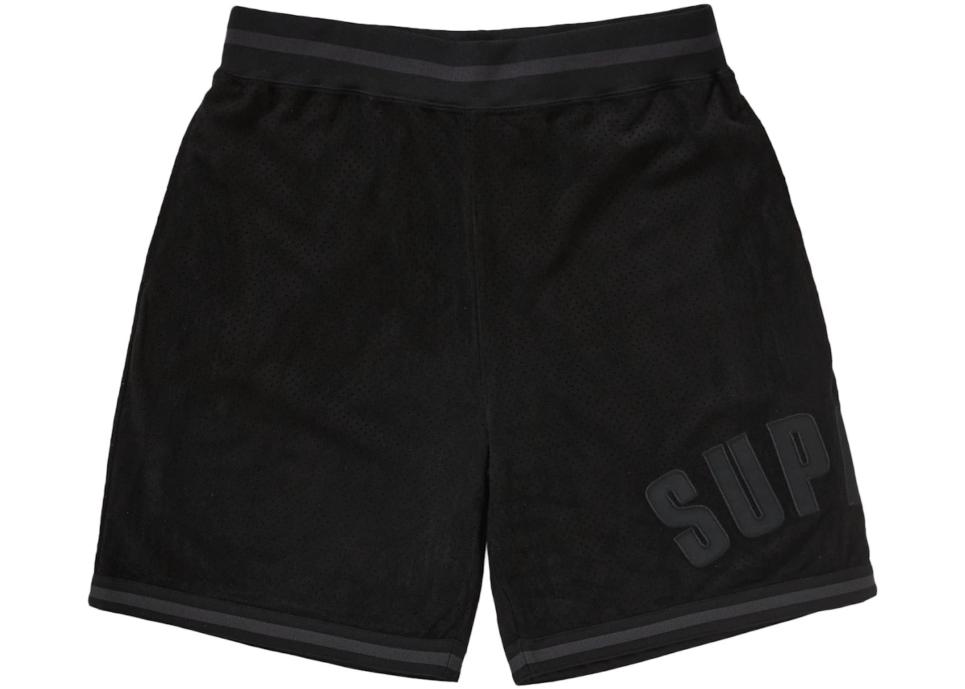 Supreme Ultrasuede Mesh Short-Black