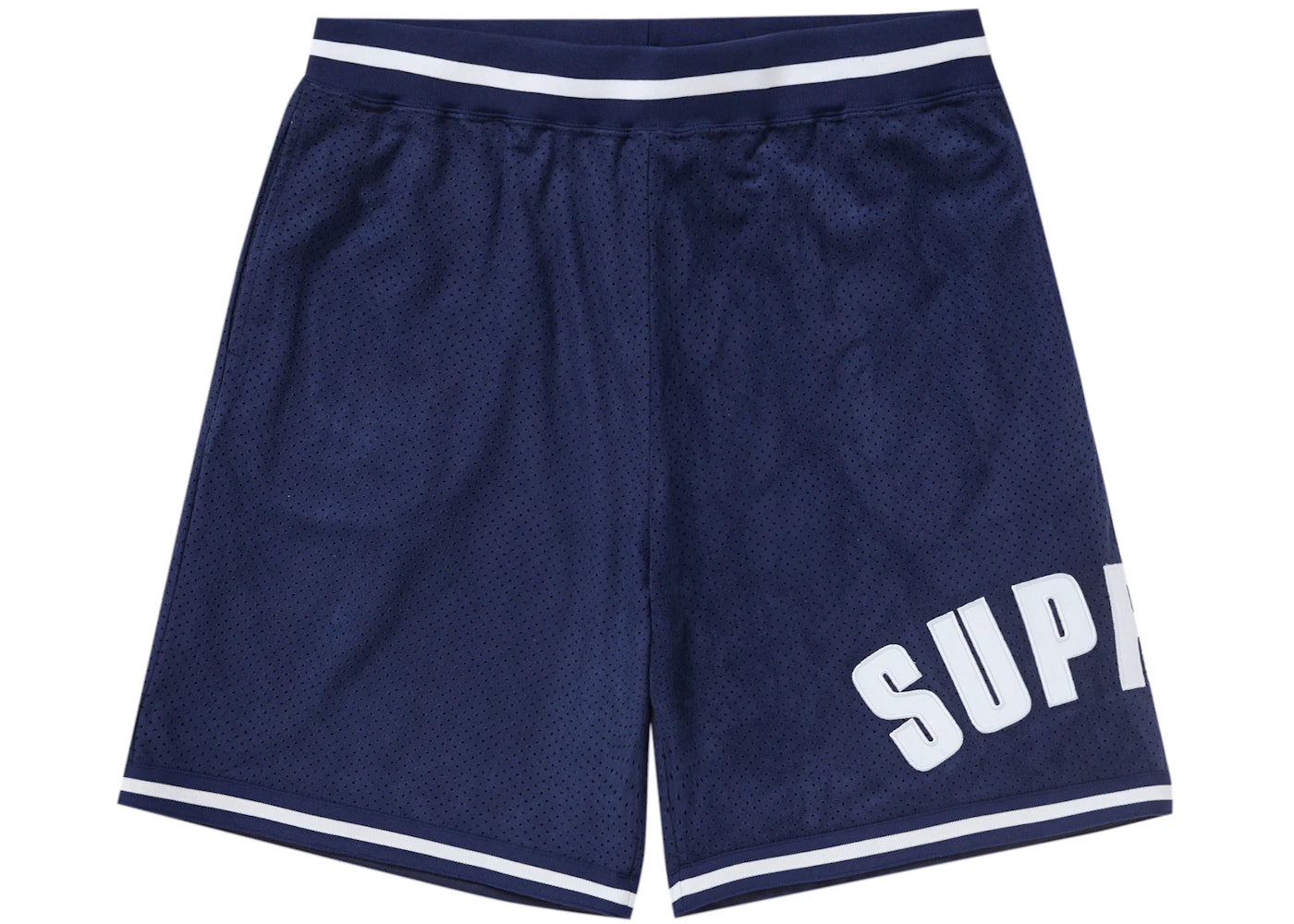 Short Supreme Ultrasuede Mesh bleu marine