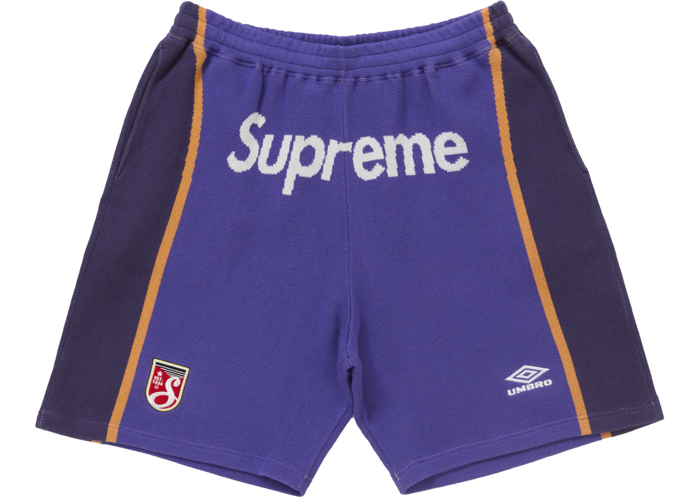 Short de football Supreme Umbro Knit violet