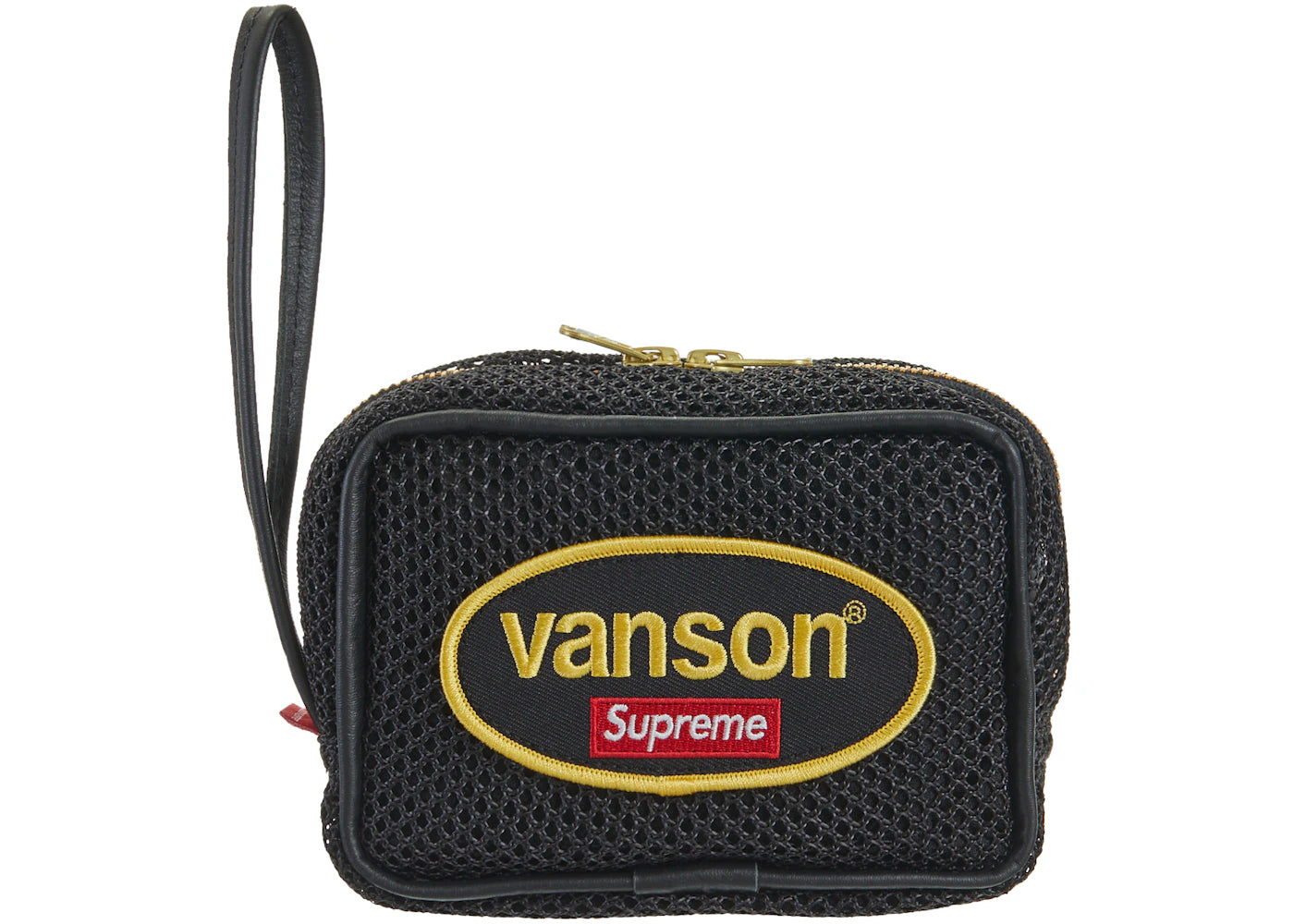 Sacoche de poignet Supreme Vanson Leathers Cordura Mesh - Noir