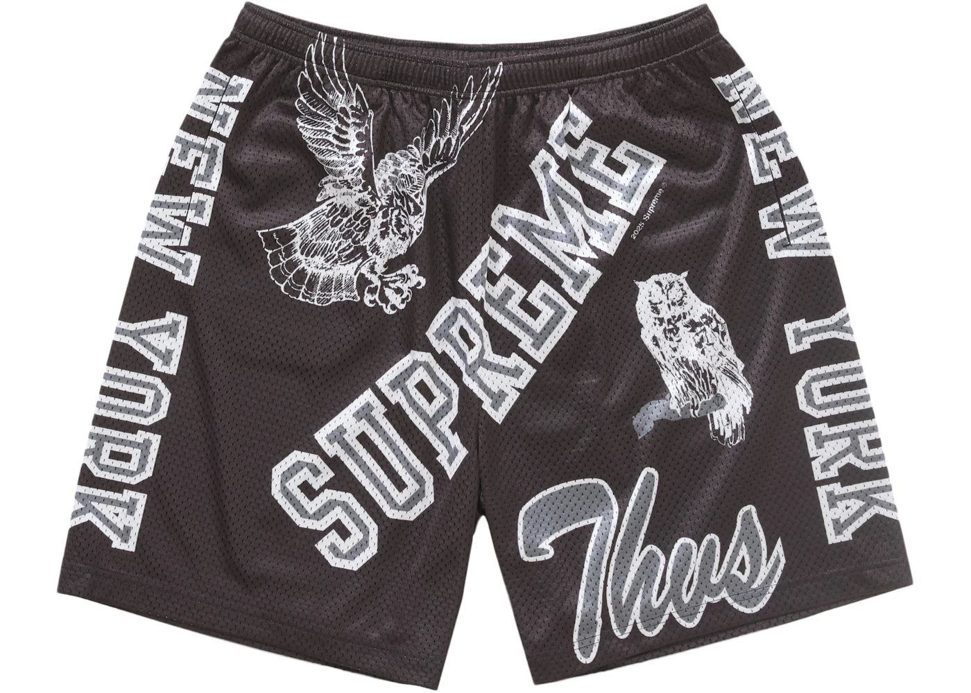 Short Supreme Varsity en maille noire