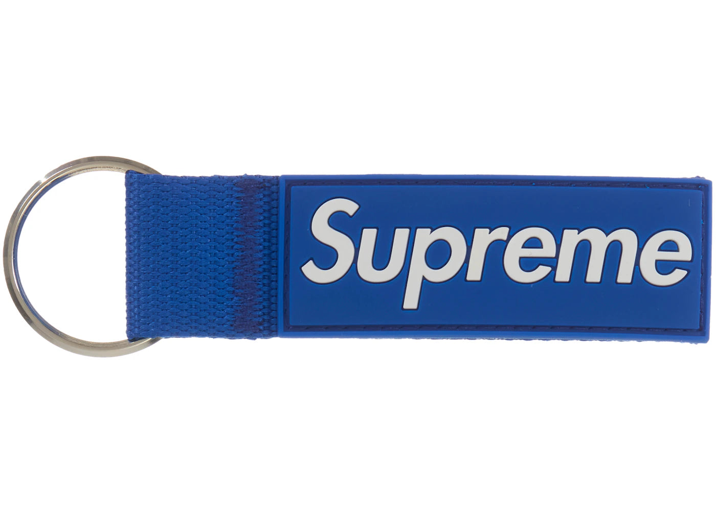 Supreme Webbing Keychain Blue