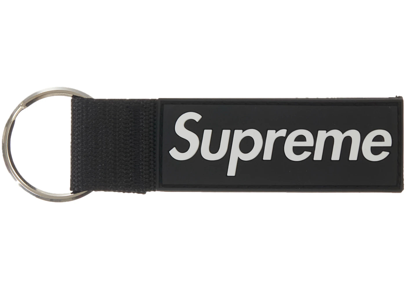 Supreme Webbing Keychain Grey