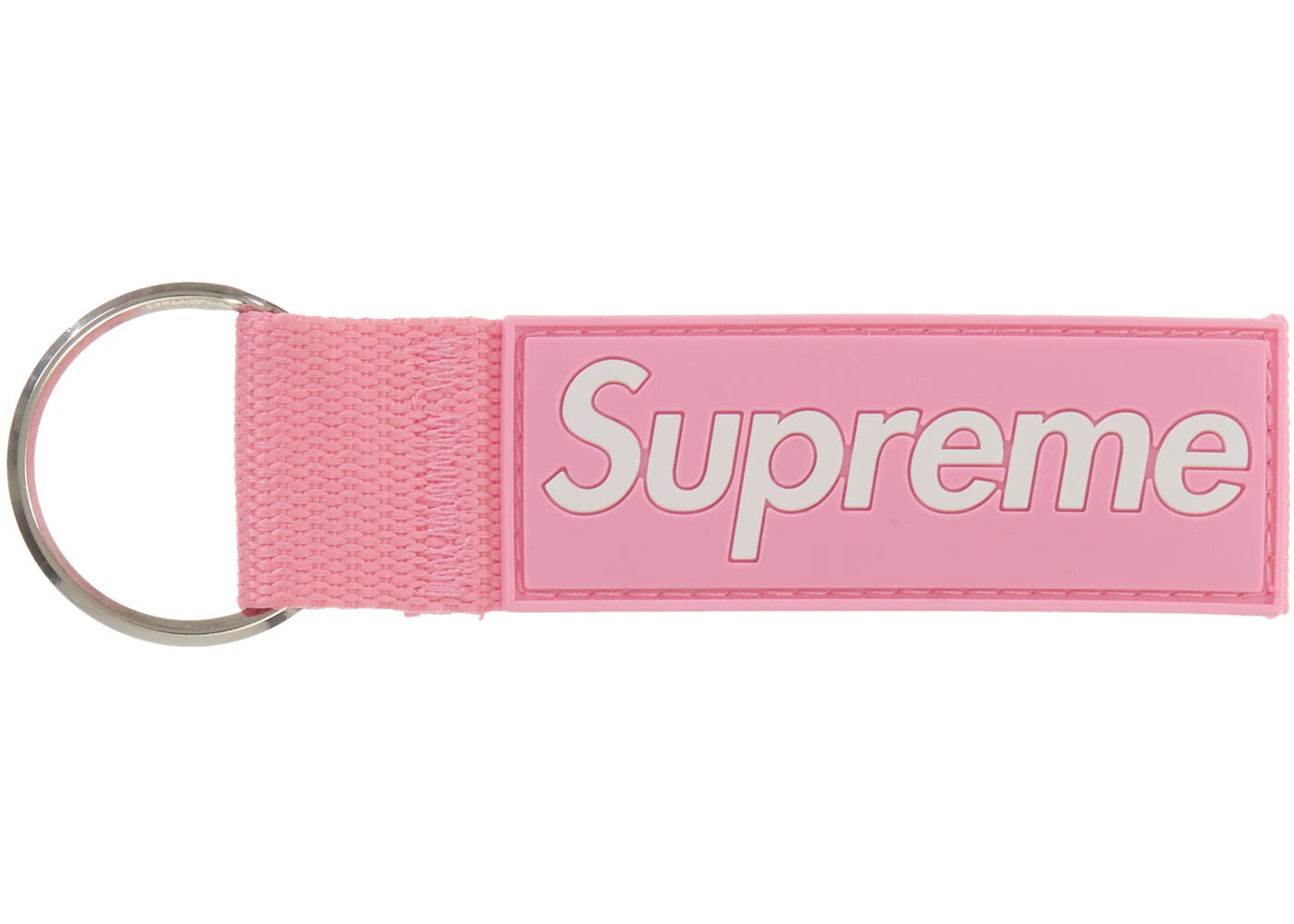 Supreme Webbing Keychain Pink