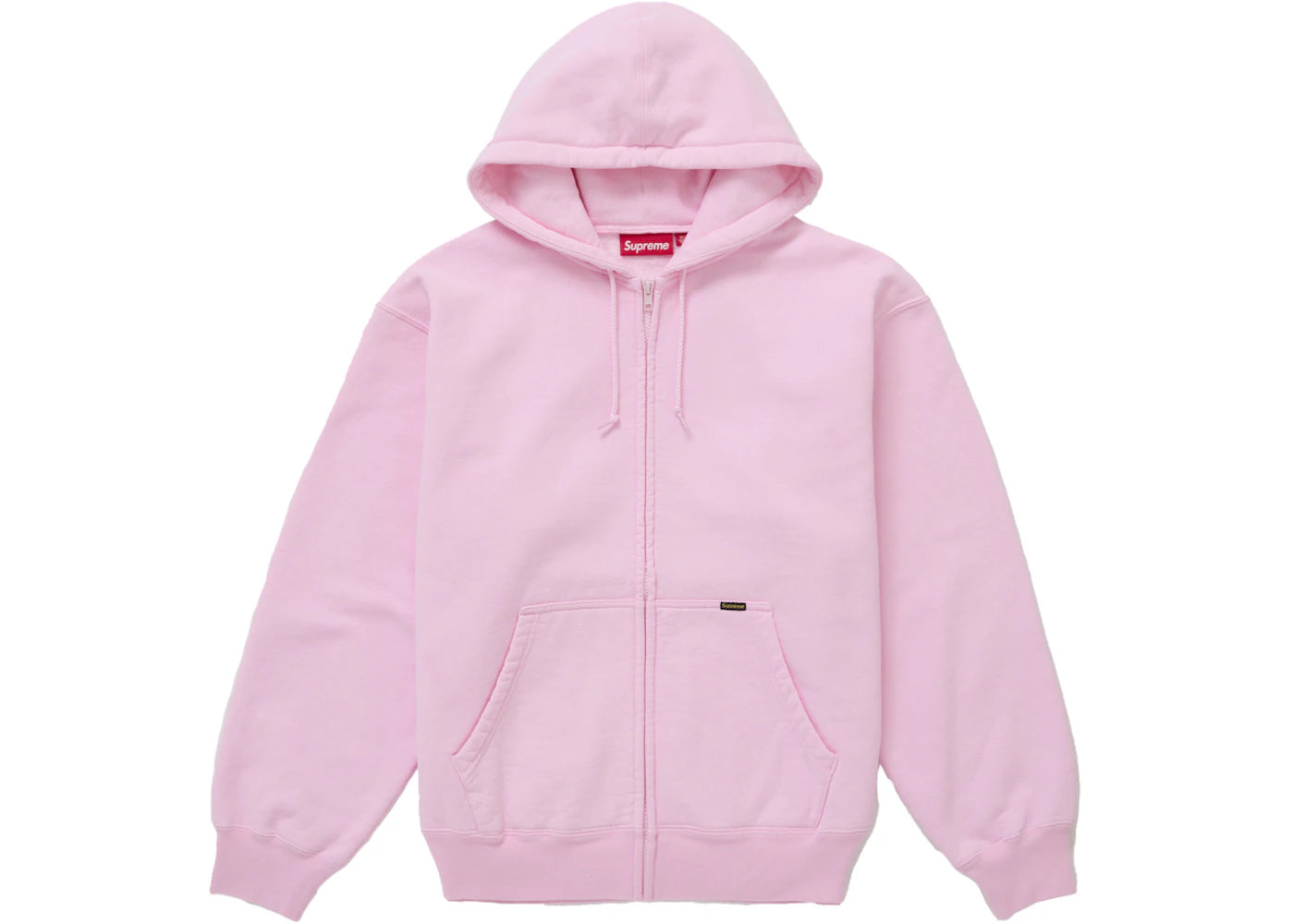 Supreme Work Zip Up Hooded Sweatshirt (SS25)-Pink