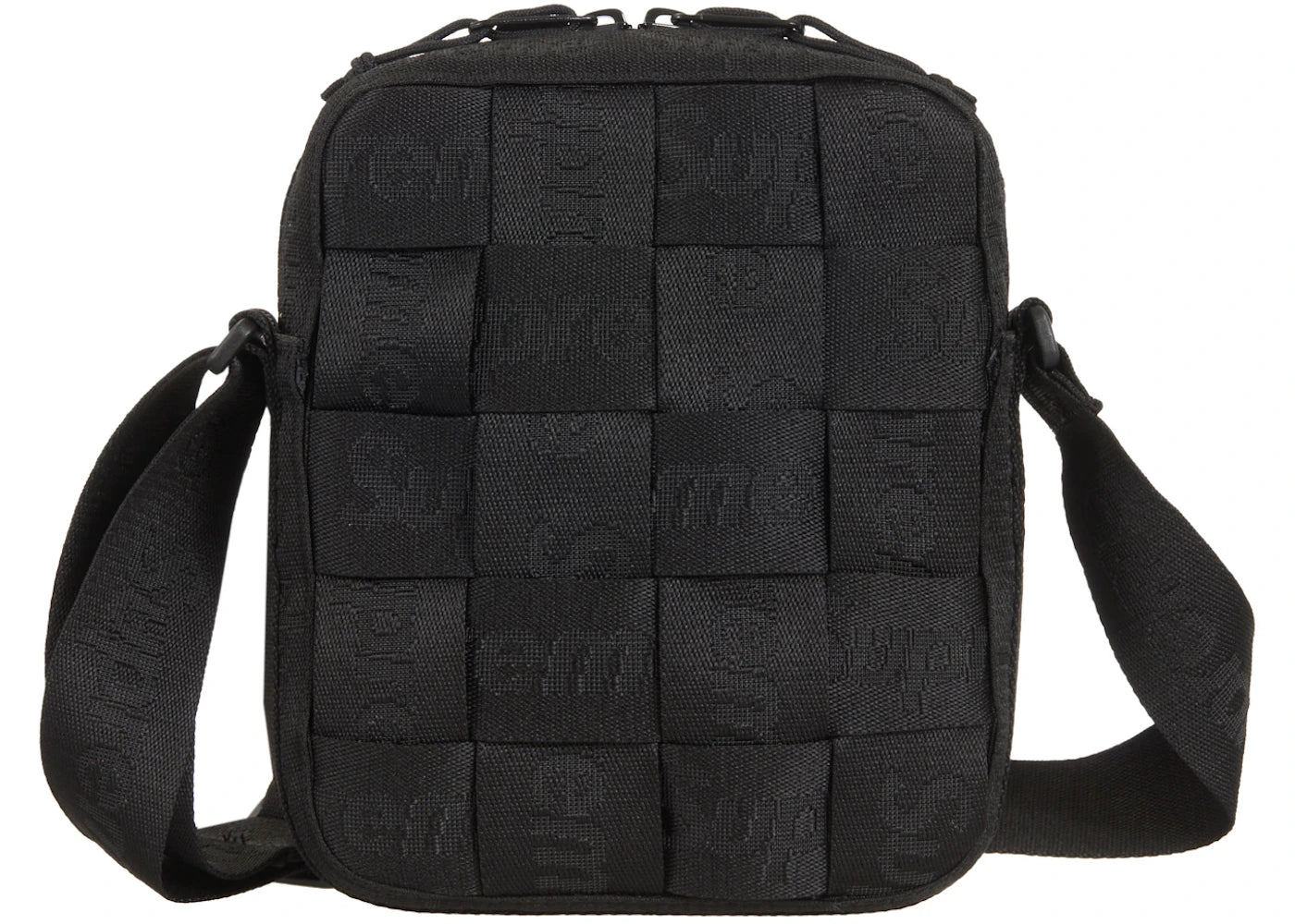 Sac bandoulière tissé Supreme (SS24) - Noir