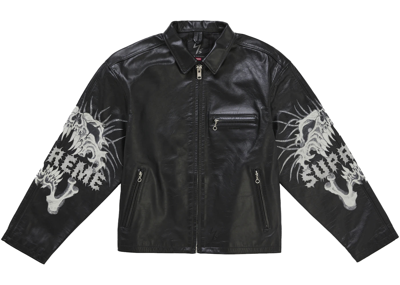 Supreme Y's by Yohji Yamamoto Leather Jacket-Black