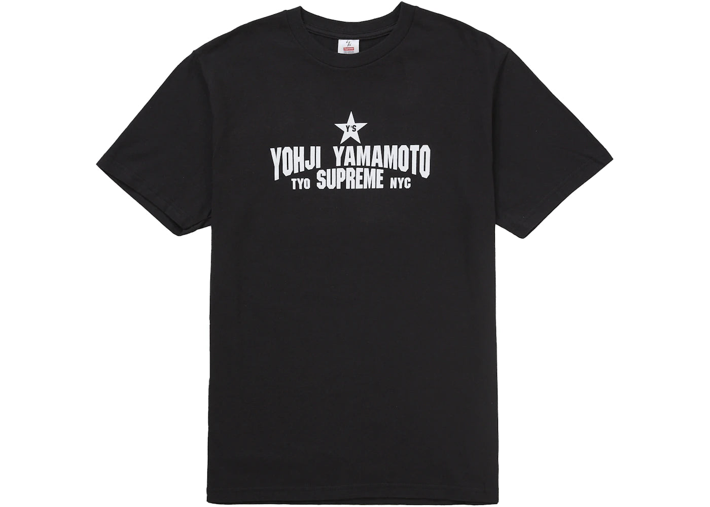 Supreme Y's by Yohji Yamamoto Star Tee-Black