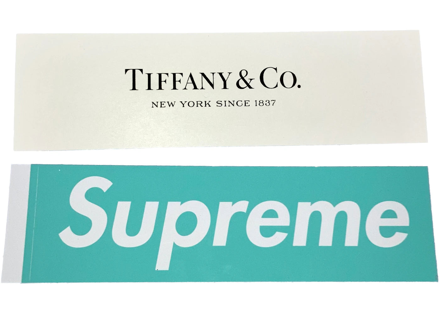 Supreme x Tiffany & Co. Box Logo Sticker - main view