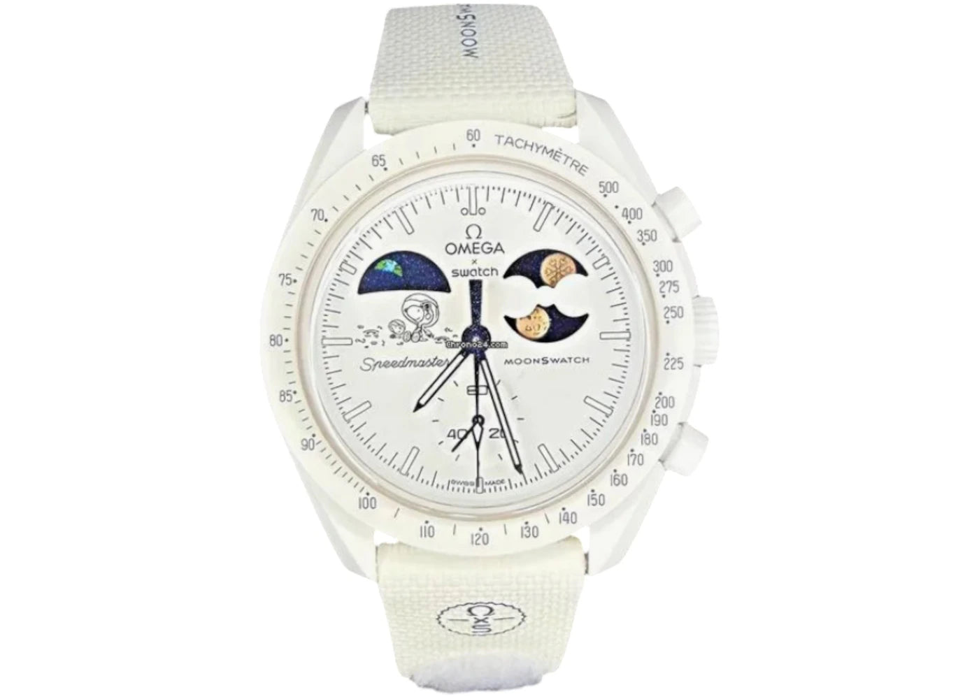 Swatch x Omega Bioceramic Mission To Earthphase Moonshine Gold  InchCold Moon Inch SO33W701L