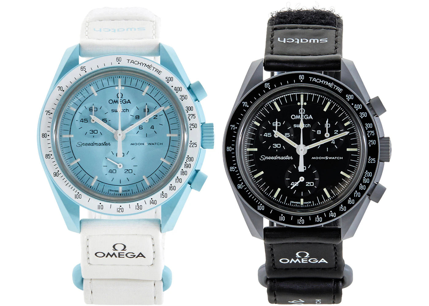 Swatch x Omega Bioceramic Moon Set Uranus & The Moon - main view