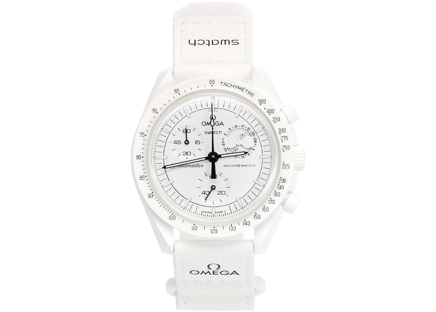 Swatch x Omega Bioceramic Moonswatch Mission To Moonphase Snoopy-SO33W700