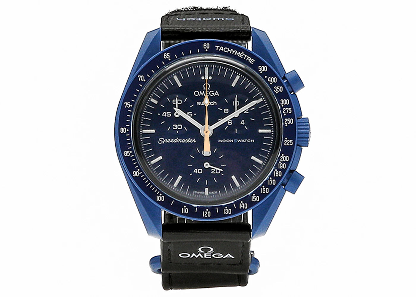 Swatch x Omega Bioceramic Moonswatch Mission to Neptune Moonshine Gold SO33N101-108 - main view
