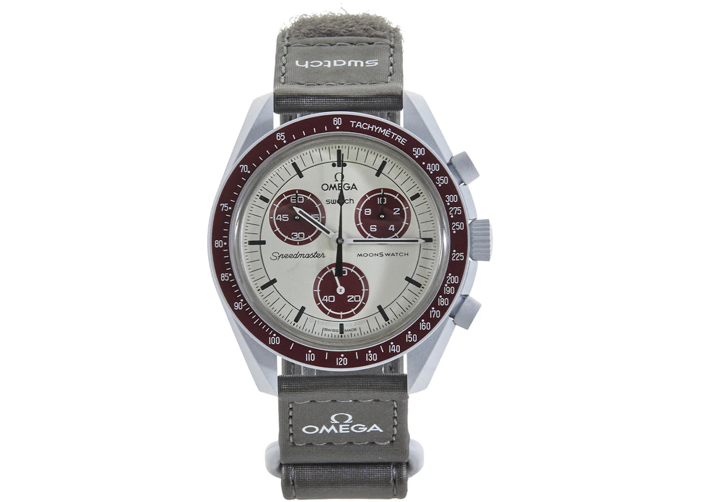 Swatch x Omega Bioceramic Moonswatch Mission to Pluto SO33M101 - main view