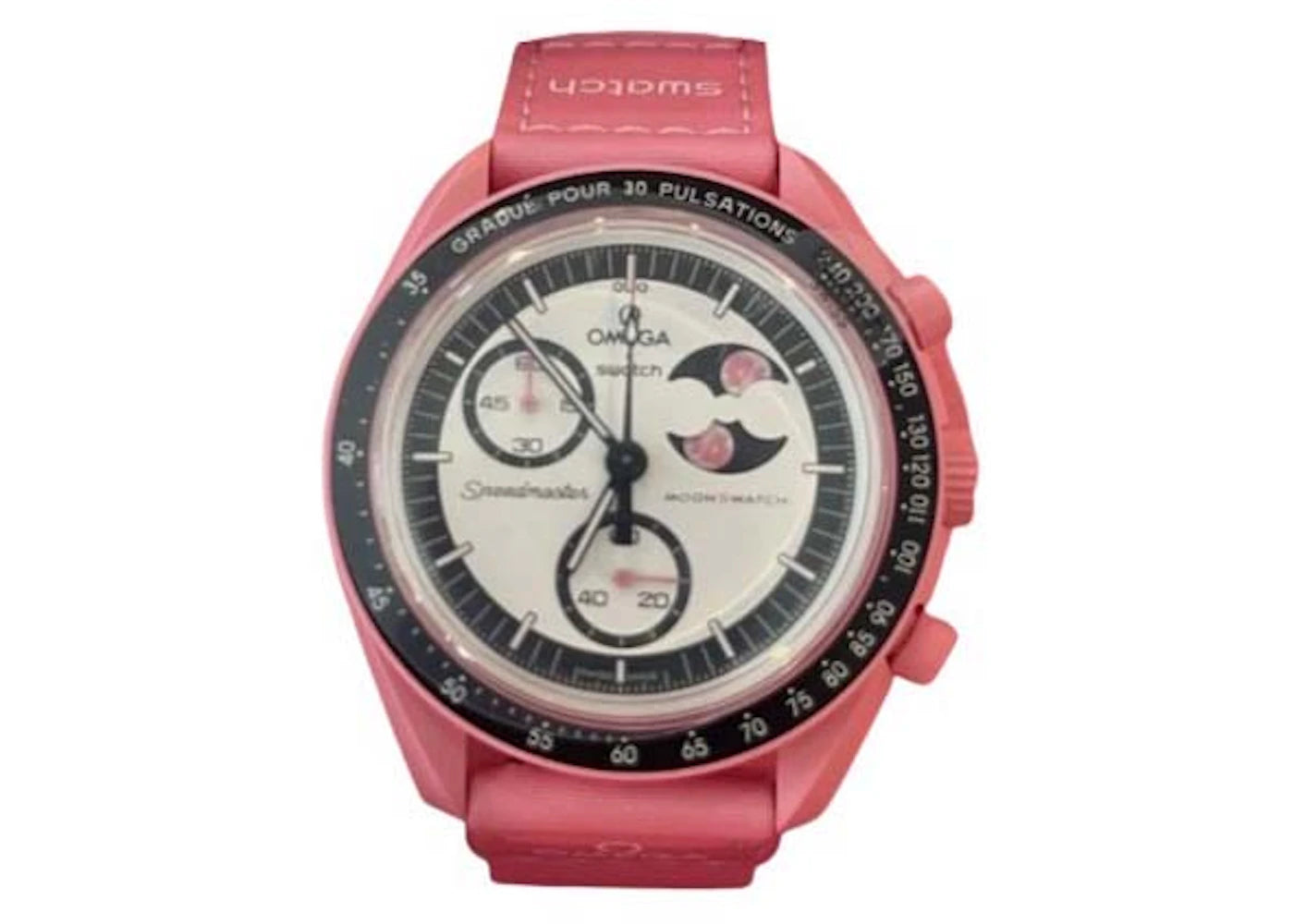 Swatch x Omega Bioceramic Moonswatch Mission to the Pink Moon-SO33P700