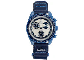 Swatch x Omega Bioceramic Moonswatch Mission to the Super Blue Moonphase SO33N700 - main view