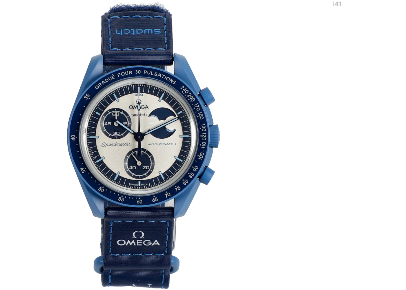 Swatch x Omega Bioceramic Moonswatch Mission to the Super Blue Moonphase-SO33N700