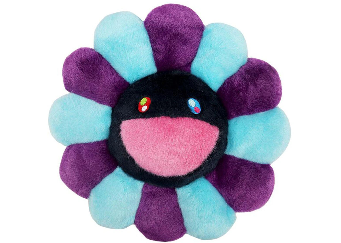 Peluche Fleur Takashi Murakami 2M - Bleu clair/Violet/Noir