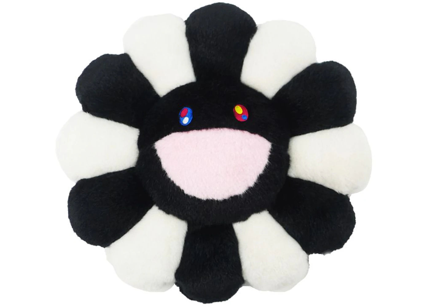 Peluche Fleur Takashi Murakami 30 cm - Noir/Blanc