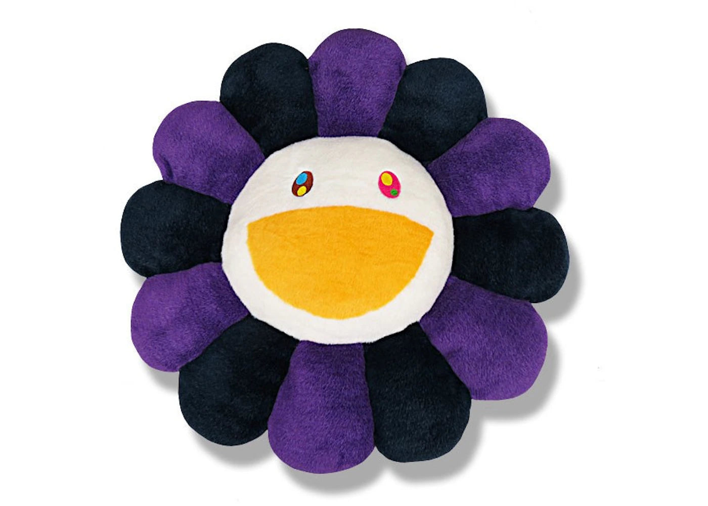 Peluche Fleur Takashi Murakami 30 cm - Violet/Noir/Blanc