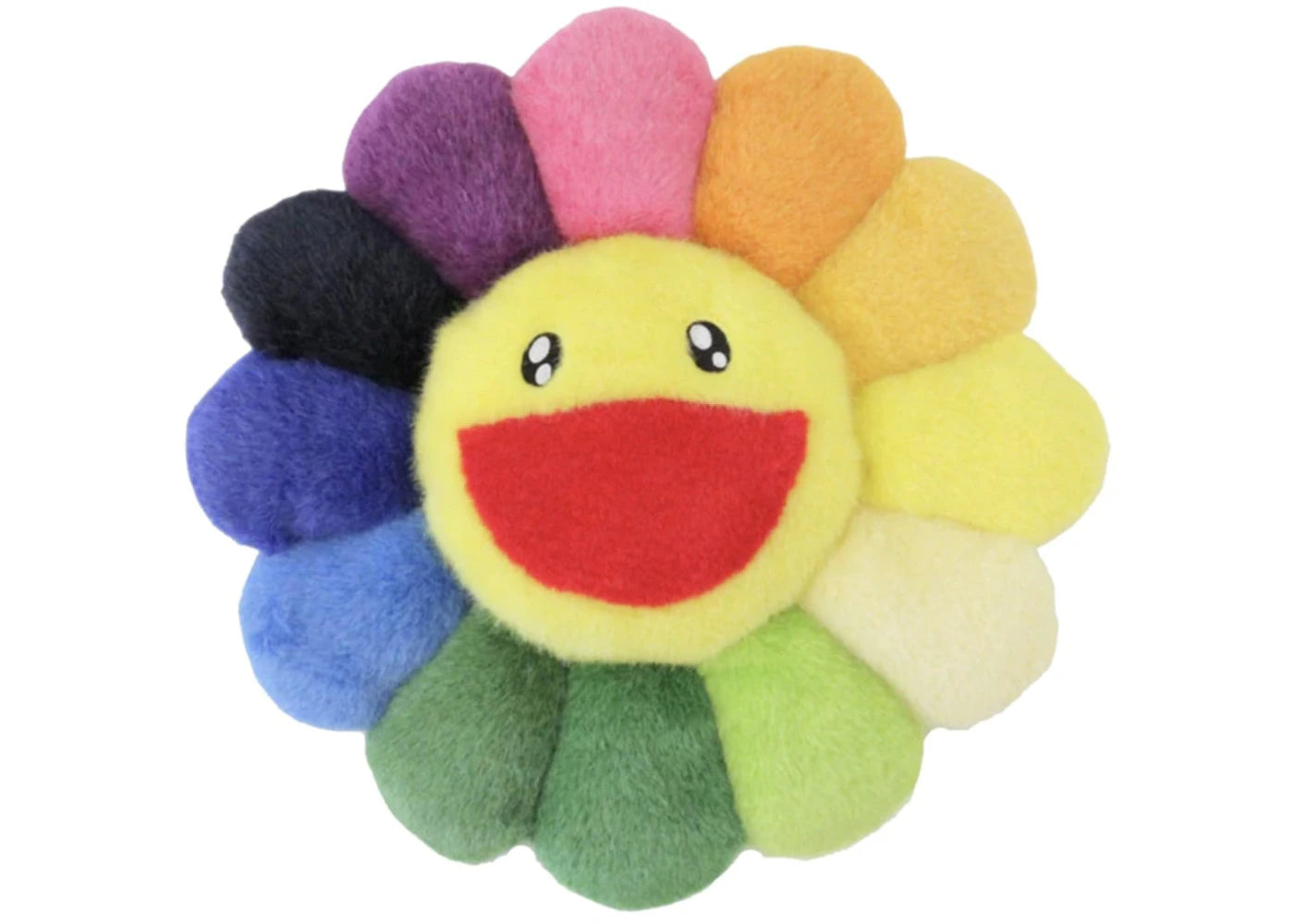 Peluche Fleur Takashi Murakami 30CM-Arc-en-ciel/Jaune