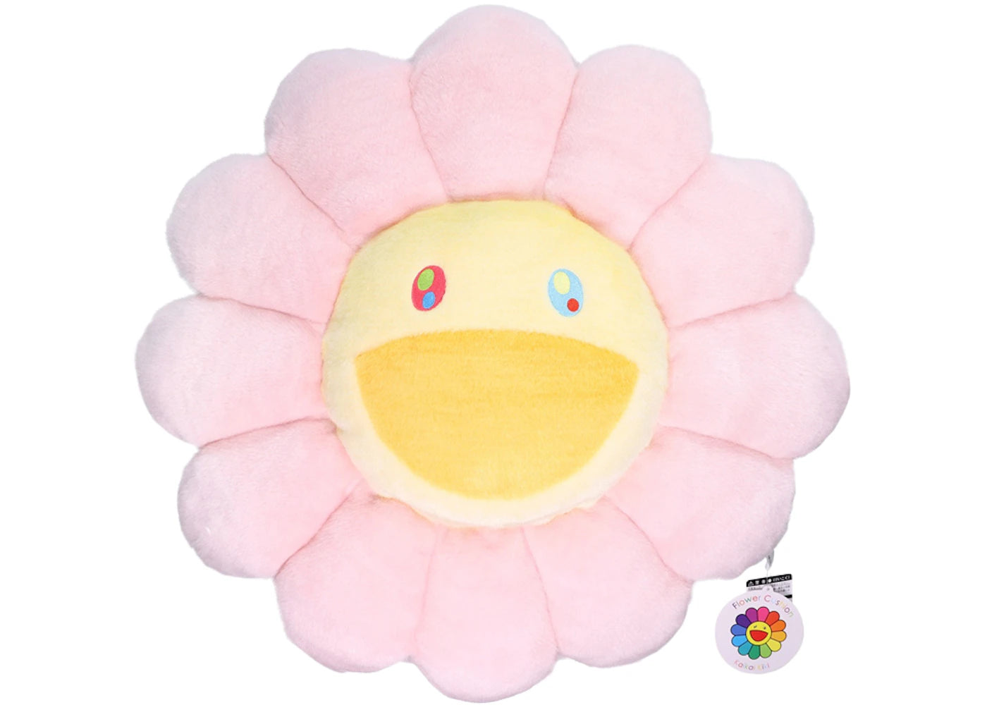 Peluche Fleur Takashi Murakami 60CM-Rose clair/Jaune