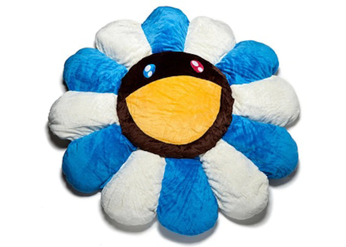 Peluche Fleur Takashi Murakami 2M-Bleu/Blanc/Marron