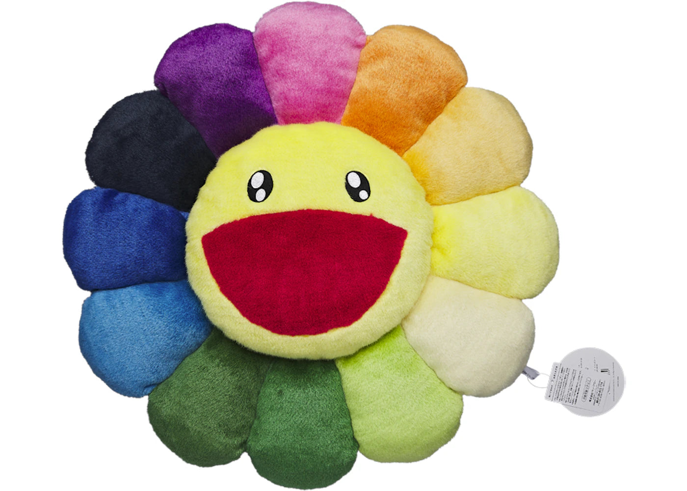 Peluche Fleur Takashi Murakami 60 cm - Arc-en-ciel/Jaune