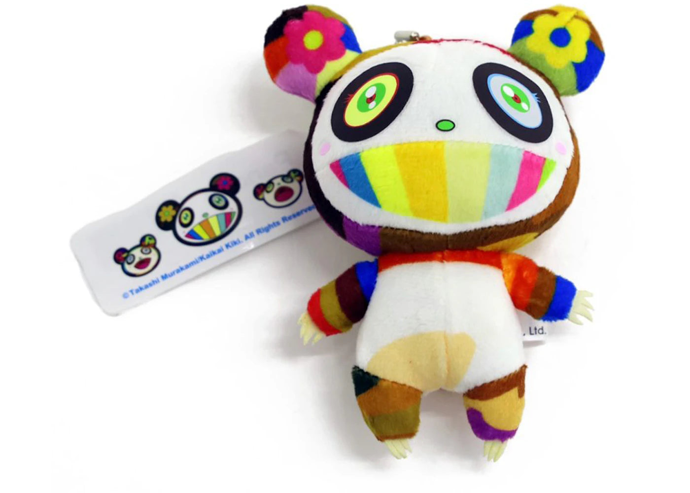 Takashi Murakami Mini Panda Plush Keychain-Multi