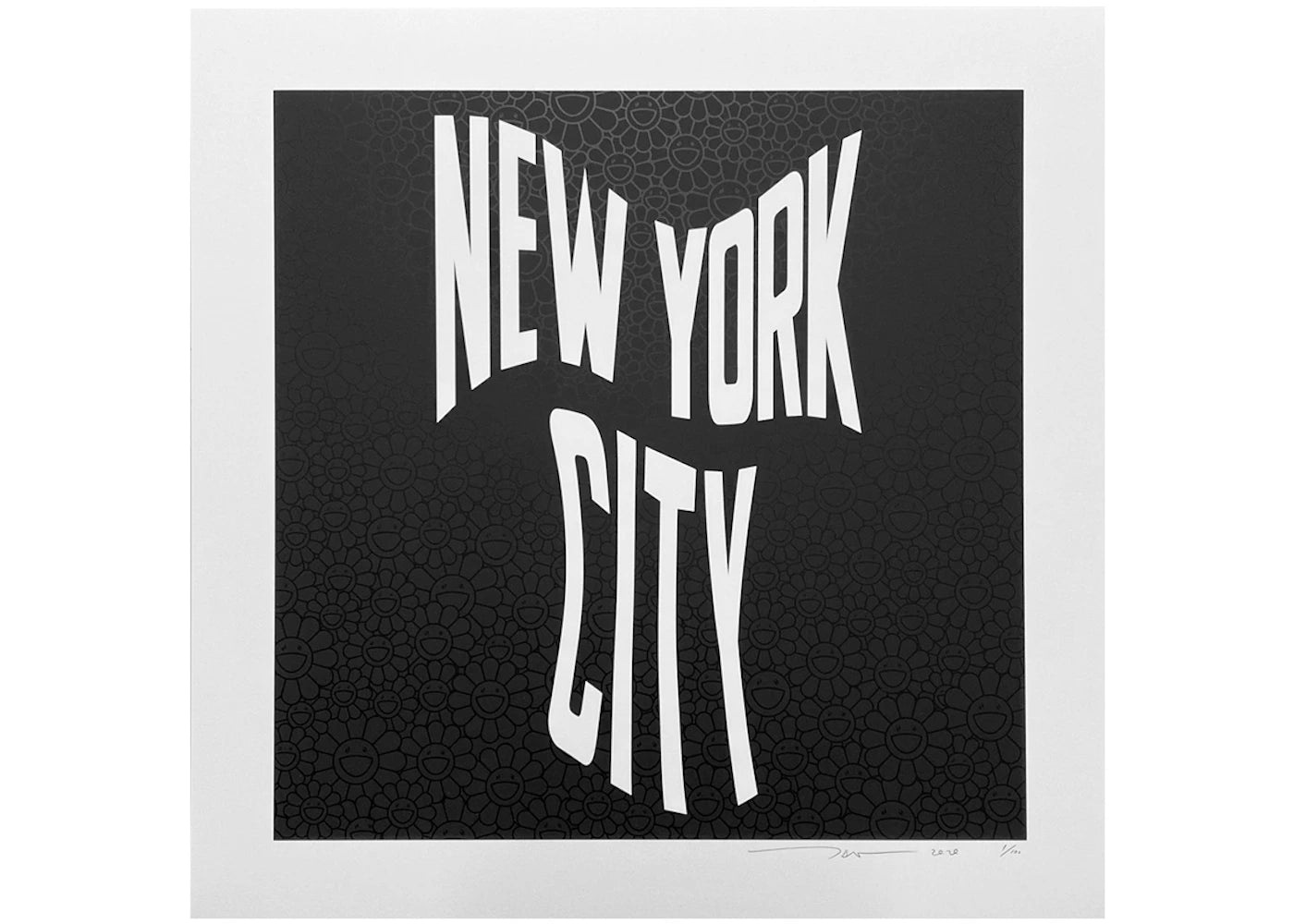 Takashi Murakami, New York City Flowers Blooming At Night (Signé, Édition limitée à 100 exemplaires) -