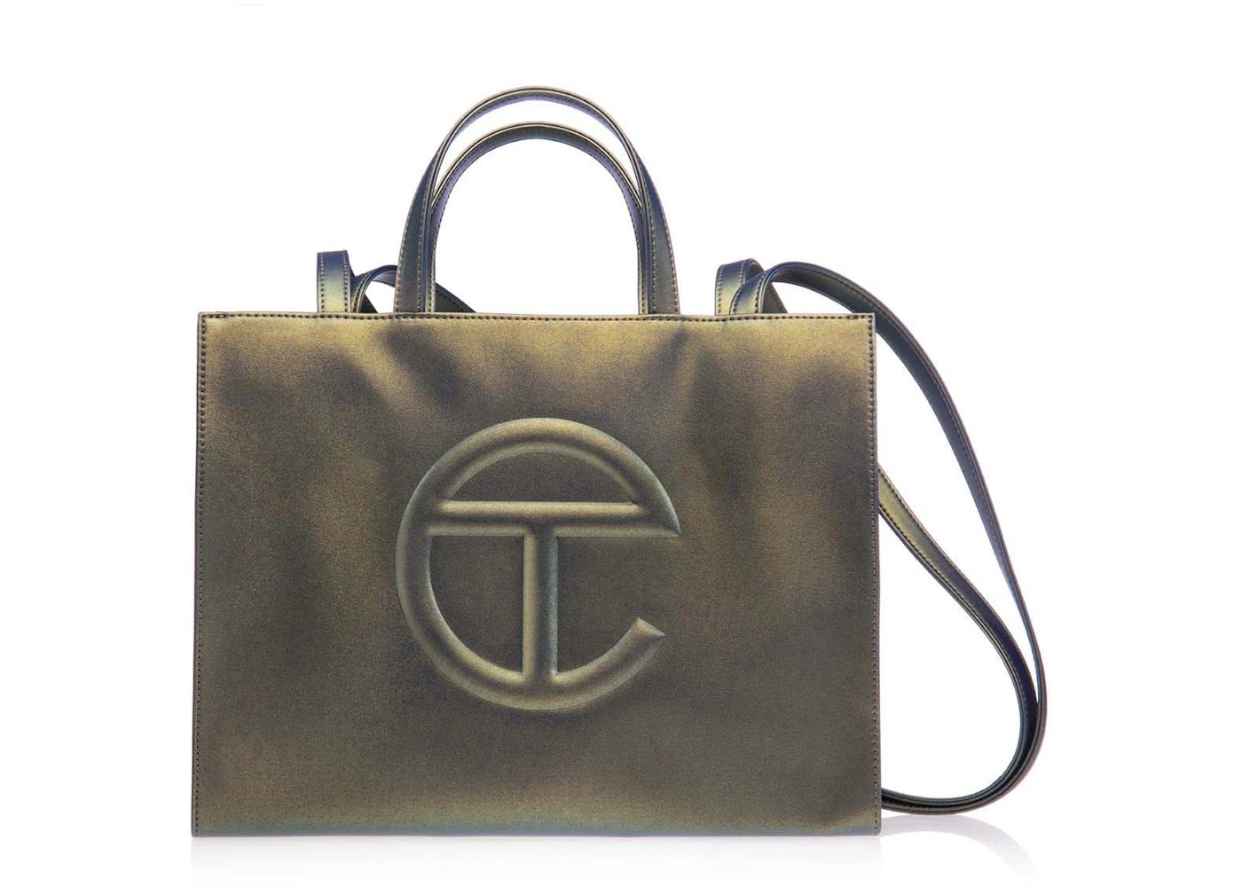 Telfar Medium Shopping Bag-Acid